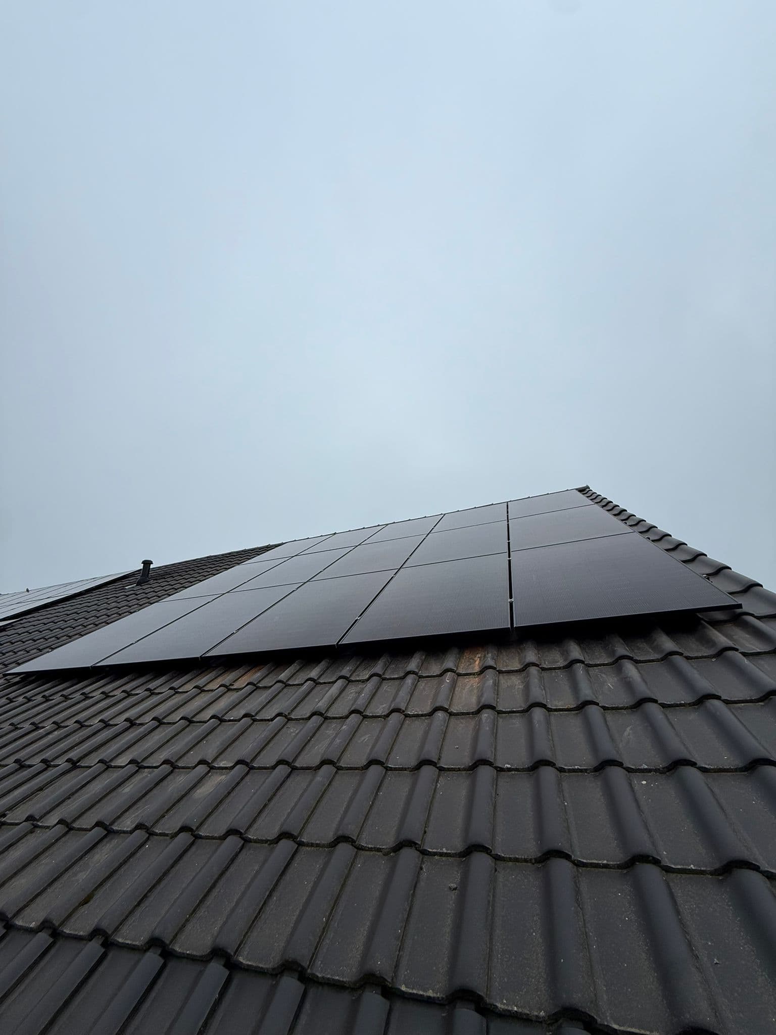 Zonnepanelen op pannendak