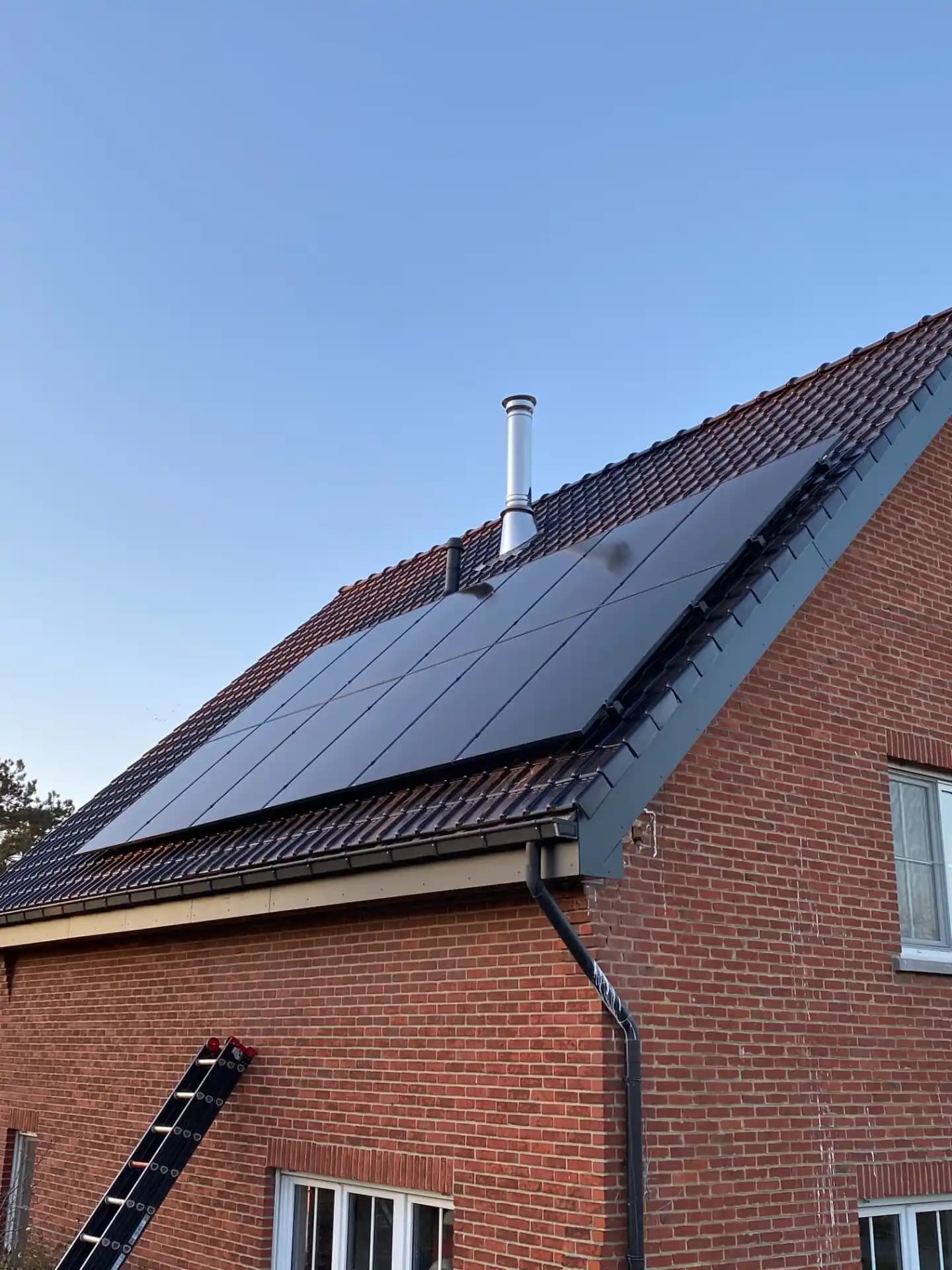 Zonnepanelen close-up