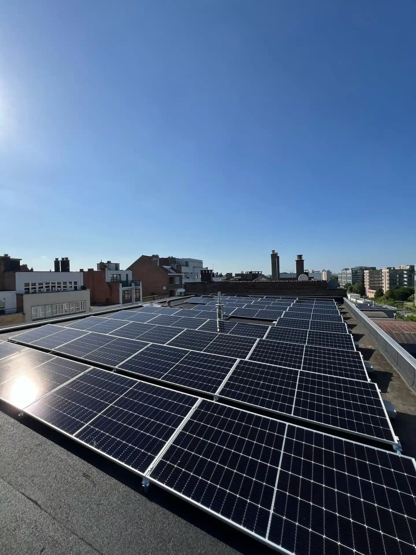 Zonnepanelen detailwerk